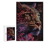 Jigsaw for Teenagerss300 PCS Colorful Cheetah Animal Puzzle for Adults Fun Games Difficult Challenge Deal As Gifts for The Whole Family 300 PCS