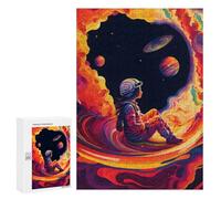 Jigsaw for Teenagerss300 PCS Cosmic Dreamer in Space -1 Puzzles for Adults Hands-on Game Enhance Memory Unique Birthday And Gifts 300 PCS