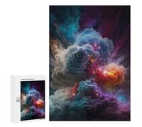 Jigsaw for Teenagerss300 PCS Cosmic Nebula Explosion Adult Puzzles Relaxing Games Difficult Challenge Unique Birthday And Gifts 300 PCS