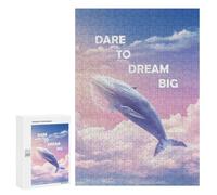 Jigsaw for Teenagerss300 PCS Dare To Dream Big Puzzle for Adults Fun Games Difficult Challenge Deal As Gifts for The Whole Family 300 PCS