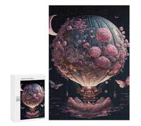 Jigsaw for Teenagerss300 PCS Floral Fantasy Balloon Puzzles for Adults Hands-on Game Enhance Memory Unique Birthday And Gifts 300 PCS