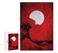 Jigsaw for Teenagerss300 PCS Great Waves Puzzle for Adults Fun Games Difficult Challenge Deal As Gifts for The Whole Family 300 PCS