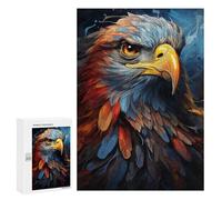 Jigsaw for Teenagerss300 PCS Majestic Eagle Portret Puzzles for Adults Hands-on Game Enhance Memory Unique Birthday And Gifts 300 PCS