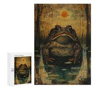 Jigsaw for Teenagerss300 PCS Midnight Toad Puzzle for Adults Fun Games Difficult Challenge Deal As Gifts for The Whole Family 300 PCS