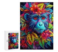 Jigsaw for Teenagerss300 PCS Monkey Puzzle for Adults Fun Games Difficult Challenge Deal As Gifts for The Whole Family 300 PCS