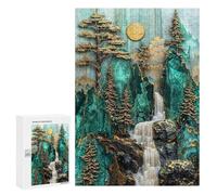 Jigsaw for Teenagerss300 PCS Yosemite Kintsugi Falls Puzzle for Adults Fun Games Difficult Challenge Deal As Gifts for The Whole Family 300 PCS