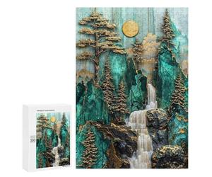 Jigsaw for Teenagerss300 PCS Yosemite Kintsugi Falls Puzzle for Adults Fun Games Difficult Challenge Deal As Gifts for The Whole Family 300 PCS