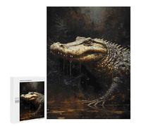 Jigsaw for Teenagerss500 PCS Aligator Magic Powers Puzzle for Adults Fun Games Difficult Challenge Deal As Gifts for The Whole Family 500 PCS
