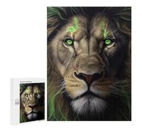 Jigsaw for Teenagerss500 PCS Angry Lion Lightning Puzzle for Adults Fun Games Difficult Challenge Deal As Gifts for The Whole Family 500 PCS
