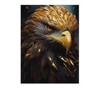 Jigsaw for Teenagerss500 PCS Awesome Bald Eagle America Jigsaw for Adults Anti-Stress Toys Analysis And Logic Stress Reduction Gifts 500 PCS