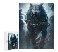 Jigsaw for Teenagerss500 PCS Chained Wolf Artwork Puzzles for Adults Hands-on Game Enhance Memory Unique Birthday And Gifts 500 PCS