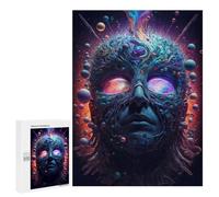 Jigsaw for Teenagerss500 PCS Cosmic Mind Abstract Artwork Adult Puzzles Relaxing Games Difficult Challenge Unique Birthday And Gifts 500 PCS