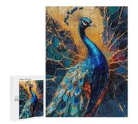 Jigsaw for Teenagerss500 PCS Elegant Peacock Puzzle for Adults Fun Games Difficult Challenge Deal As Gifts for The Whole Family 500 PCS