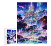 Jigsaw for Teenagerss500 PCS Enchanted Coastal Cityscape Puzzles for Adults Relaxing Games Wall Decoration Unique Birthday And Gifts 500 PCS