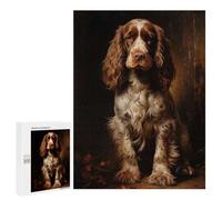Jigsaw for Teenagerss500 PCS English Cocker Spaniel Adult Puzzles Relaxing Games Difficult Challenge Unique Birthday And Gifts 500 PCS