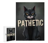 Jigsaw for Teenagerss500 PCS Funny Angry Cat Puzzle for Adults Fun Games Difficult Challenge Deal As Gifts for The Whole Family 500 PCS