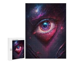 Jigsaw for Teenagerss500 PCS Galactic Eye Dreamscape Adult Puzzles Relaxing Games Difficult Challenge Unique Birthday And Gifts 500 PCS