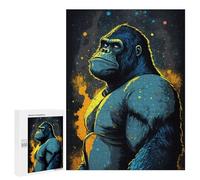 Jigsaw for Teenagerss500 PCS Gorilla Visionary Puzzles for Adults Relaxing Games Wall Decoration Unique Birthday And Gifts 500 PCS