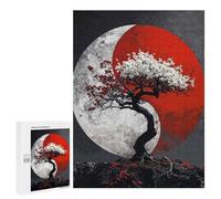 Jigsaw for Teenagerss500 PCS Harmony in Sakura Bloom Puzzle for Adults Fun Games Difficult Challenge Deal As Gifts for The Whole Family 500 PCS