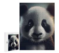 Jigsaw for Teenagerss500 PCS Looking In Your Soul Panda Puzzle for Adults Fun Games Difficult Challenge Deal As Gifts for The Whole Family 500 PCS