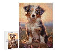 Jigsaw for Teenagerss500 PCS Miniature American Shepher Adult Puzzles Relaxing Games Difficult Challenge Unique Birthday And Gifts 500 PCS