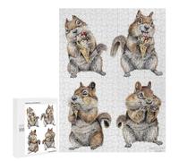 Jigsaw for Teenagerss500 PCS Nuts About Ice Cream Puzzle for Adults Fun Games Difficult Challenge Deal As Gifts for The Whole Family 500 PCS