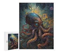 Jigsaw for Teenagerss500 PCS Oceanic Tentacle Dreamscape Adult Puzzles Relaxing Games Difficult Challenge Unique Birthday And Gifts 500 PCS