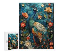 Jigsaw for Teenagerss500 PCS Peacock Kintsugi Art Puzzles for Adults Hands-on Game Enhance Memory Unique Birthday And Gifts 500 PCS