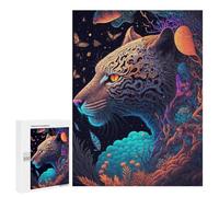 Jigsaw for Teenagerss500 PCS Whimsical Tiger in Fantasy Forest Puzzles for Adults Relaxing Games Wall Decoration Unique Birthday And Gifts 500 PCS