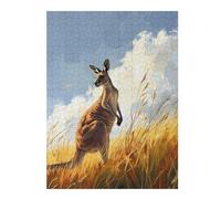 Jigsaw for Teenagerss52x38cm/1000pcs Graceful Kangaroo Adult Jigsaw Puzzle Relaxing Games Home Decoration Stress Reduction Gifts 52x38cm/1000pcs