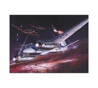 Jigsaw for Teenagerss52x38cm/1000pcs Heinkel He219 Night Teenagers Puzzles Brain Teaser Game Wall Decoration for Birthday, Chrismas 52x38cm/1000pcs