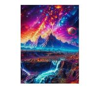Jigsaw for Teenagerss52x38cm/1000pcs Magic Mountains Adult Jigsaw Puzzle Relax Games Difficult Challenge for Birthday, Chrismas 52x38cm/1000pcs