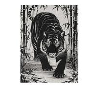 Jigsaw for Teenagerss52x38cm/1000pcs Vintage Tiger Adult Jigsaw Puzzle Relax Games Difficult Challenge for Birthday, Chrismas 52x38cm/1000pcs