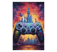 Jigsaw for Teenagerss75x50cm/1000pcs Fantasy Castle Adventure Controller Puzzles for Adults Fun Games Stress Reliever Deal As Gifts for The Whole Family 75x50cm/1000pcs