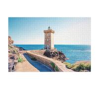 Jigsaw for Teenagerss75x50cm/1000pcs Phare De Kermorvan Teenagers Puzzles Brain Teaser Game Wall Decoration for Birthday, Chrismas 75x50cm/1000pcs
