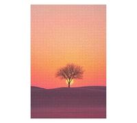 Jigsaw for Teenagerss75x50cm/1000pcs Silhouette Tree Sunset Adult Jigsaw Puzzle Relax Games Difficult Challenge for Birthday, Chrismas 75x50cm/1000pcs
