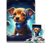 Jigsaw Galaxy Chihuahua 1000 Pieces Jigsaw Puzzle for Adults& Teens,Educational Games Home Decoration Deal As Gifts for The Whole Family 50x75cm