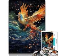 Jigsaw Galaxy Phoenix 1000 Pieces Jigsaw Puzzle for Adults& Teens,Educational Games Home Decoration Deal As Gifts for The Whole Family 50x75cm