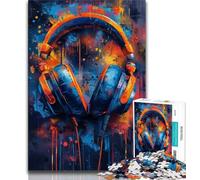 Jigsaw Gaming Headset 1000 Piece Jigsaw Puzzles for Adults & Teens,Learning Educational Toy for Is Ideal As A Gift for The Whole Family (26x38cm)