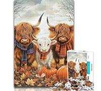 Jigsaw Halloween Yak Jigsaw Puzzles for Teenagers 1000 Pieces,Birthday Present, Gifts, Wall Art for And Age 14 Years Up 26x38cm