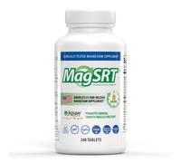 Jigsaw Health MagSRT | Magnesium Supplement with Vitamin B6 Folate & B12 | 240 Tablets | 60 Servings