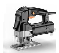 Jigsaw, Jigsaw with Infinitely Variable Speed Up to 3500r/min, 45° Bevel Cuts,0°- 45° Bevel Cuts, 4 Position Orbital Setting for Straight/Curve/Bevel/Circle Cutting