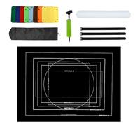 Jigsaw Mat, Felt Puzzle Board, Jigsaw Roll Up Mat for1000/1500/2000/3000 Pieces, Portable Jigsaw Board Smooth Surface Puzzle Saver Mat with 6 Sorting Trays for Puzzle Storage and Move (1000-3000pcs)