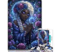 Jigsaw Mysterious Elf Girl 1000 Piece Jigsaw Puzzles for Adults & Teens,Learning Educational Toy for Is Ideal As A Gift for The Whole Family (50x75cm)