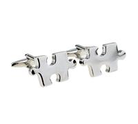 Jigsaw Pieces Cufflinksin a Post Friendly Cufflink Box (X2N017)
