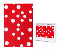 Jigsaw Puzzle 100 Pieces Personalized Wooden Picture from Photos Puzzles Custom Puzzle from Pictures red white polka dot Puzzles for Adults Family Birthday Christmas Valentine's Day Gifts