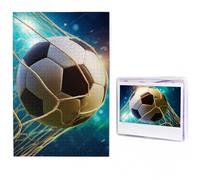Jigsaw Puzzle 100 Pieces Personalized Wooden Picture from Photos Puzzles Custom Puzzle from Pictures Goal soccer Puzzles for Adults Family Birthday Christmas Valentine's Day Gifts