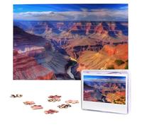Jigsaw Puzzle 100 Pieces Personalized Wooden Picture from Photos Puzzles Custom Puzzle from Pictures Beauty Grand Canyon Puzzles for Adults Family Birthday Christmas Valentine's Day Gifts