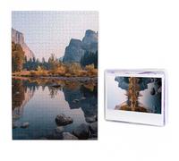 Jigsaw Puzzle 100 Pieces Personalized Wooden Picture from Photos Puzzles Custom Puzzle from Pictures yosemite national park Puzzles for Adults Family Birthday Christmas Valentine's Day Gifts