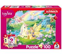 Jigsaw Puzzle 100 Schleich Bayala Magic Unicorns + Figure 113348